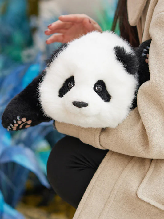 Fluffy Lovely Panda Huahua - Realistic & Handmade